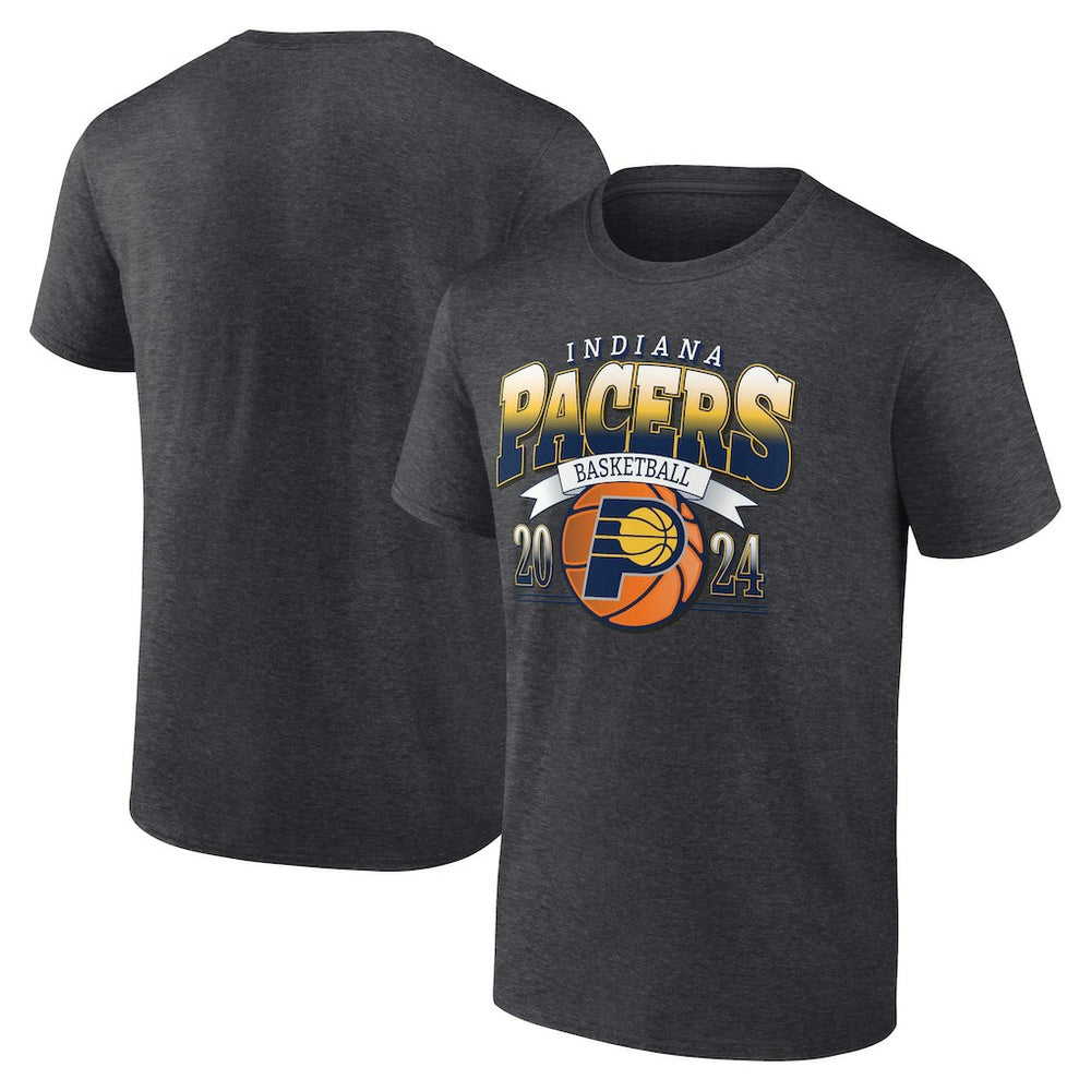 Indiana Pacers Fast Break Finisher T-Shirt Charcoal
