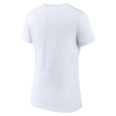 Los Angeles Lakers Women's Wordmark Home V-Neck T-Shirt White