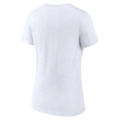 Oklahoma City Thunder Women's Wordmark Home V-Neck T-Shirt White