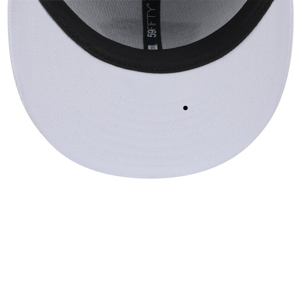 Jacksonville Jaguars New Era Throwback Logo Omaha 59FIFTY Fitted Hat - White Hats