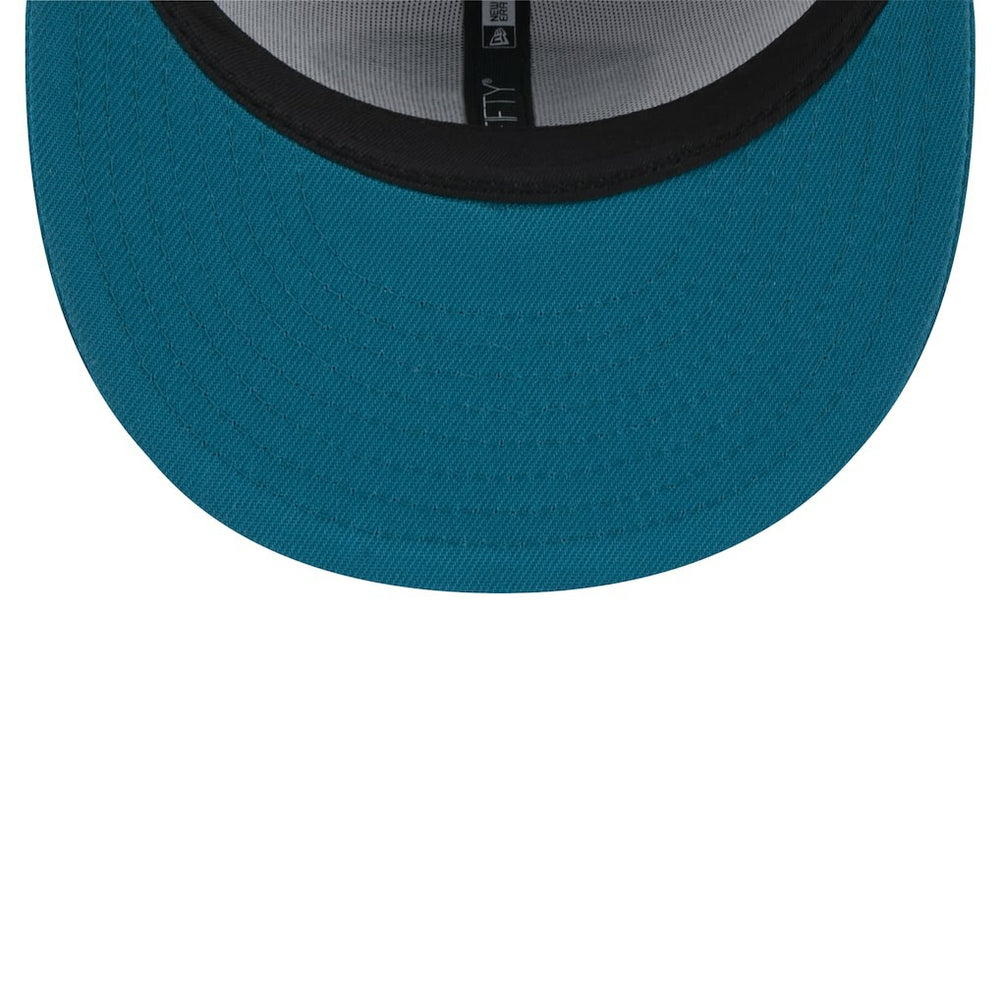 Jacksonville Jaguars New Era Throwback Logo Flipside Two-Tone 59FIFTY Fitted Hat - White/Teal Hats