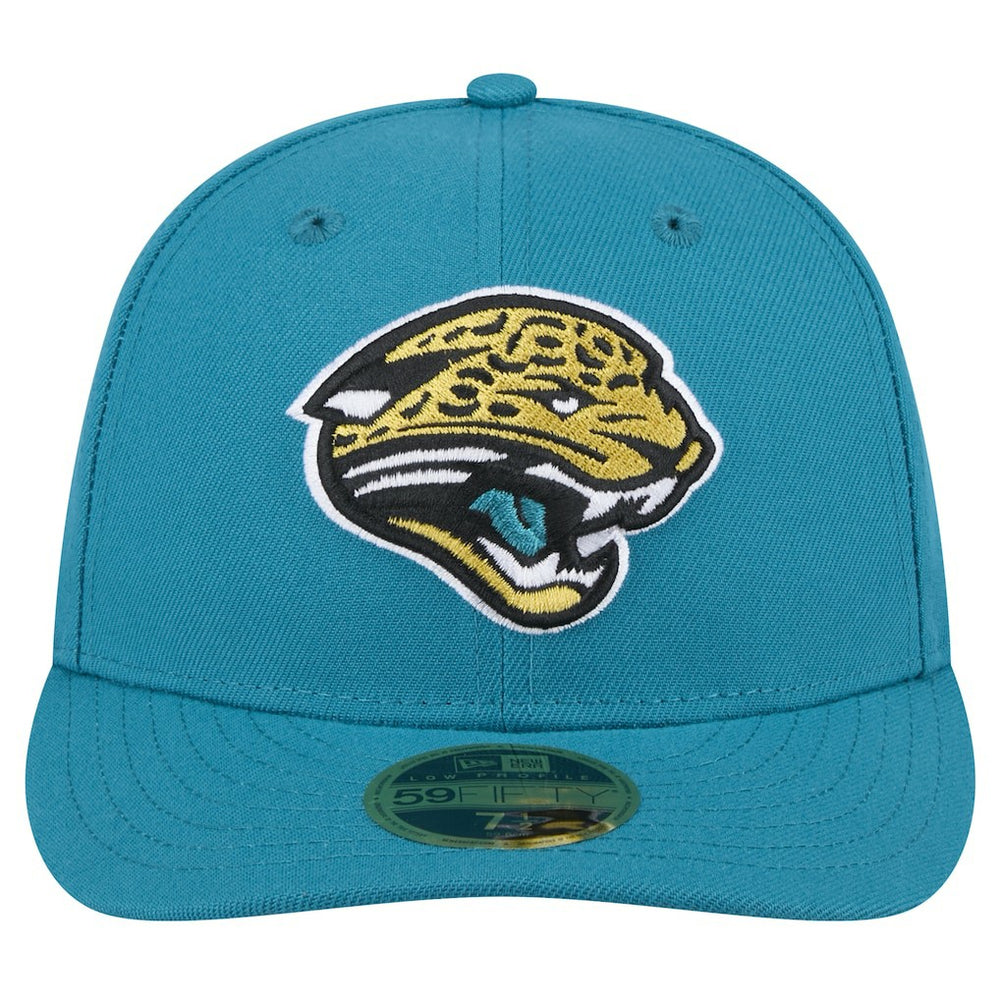 Jacksonville Jaguars New Era Throwback Logo Omaha Low Profile 59FIFTY Fitted Hat - Teal Hats