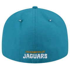 Jacksonville Jaguars New Era Throwback Logo Omaha Low Profile 59FIFTY Fitted Hat - Teal Hats