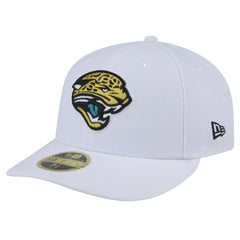 Jacksonville Jaguars New Era Throwback Logo Omaha Low Profile 59FIFTY Fitted Hat - White Hats