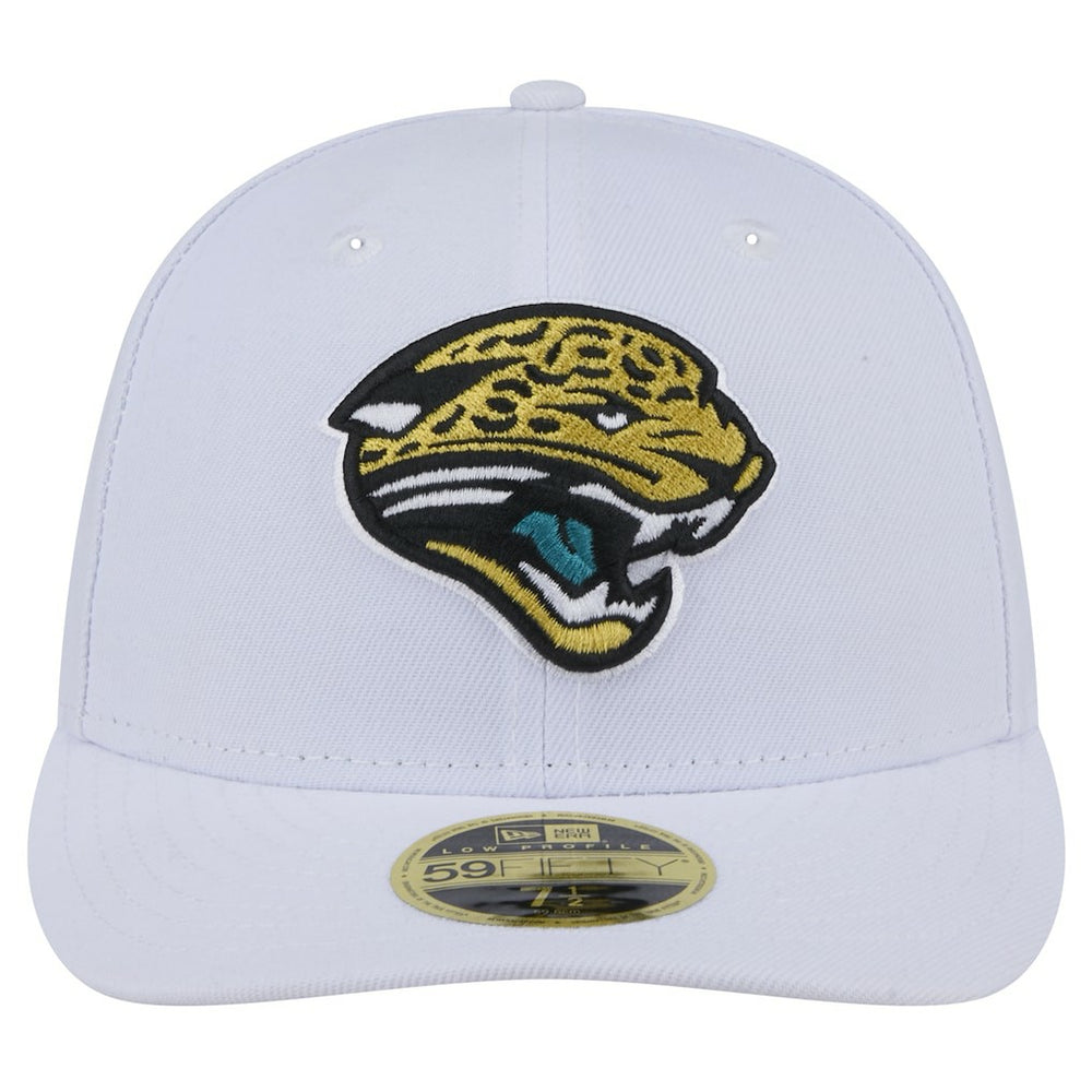 Jacksonville Jaguars New Era Throwback Logo Omaha Low Profile 59FIFTY Fitted Hat - White Hats