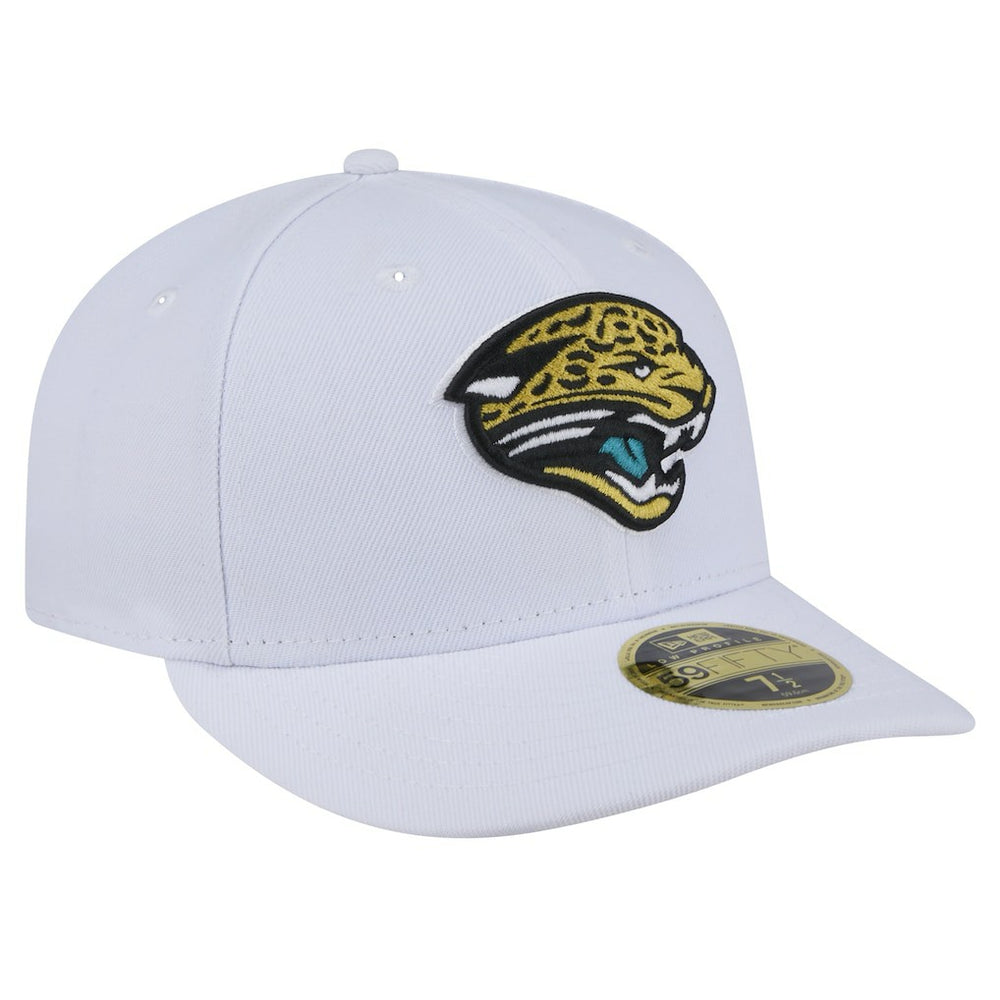 Jacksonville Jaguars New Era Throwback Logo Omaha Low Profile 59FIFTY Fitted Hat - White Hats