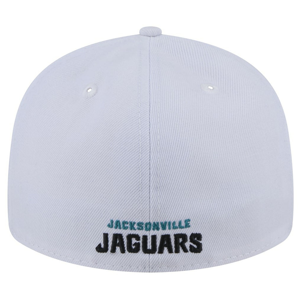 Jacksonville Jaguars New Era Throwback Logo Omaha Low Profile 59FIFTY Fitted Hat - White Hats
