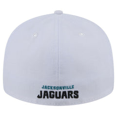 Jacksonville Jaguars New Era Throwback Logo Omaha Low Profile 59FIFTY Fitted Hat - White Hats