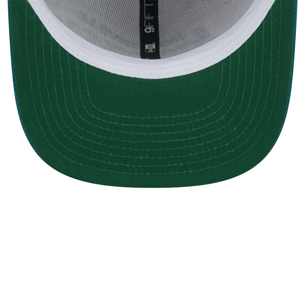 Jacksonville Jaguars New Era Throwback Sparky Original Fit 9FIFTY Snapback Hat - White/Teal Hats