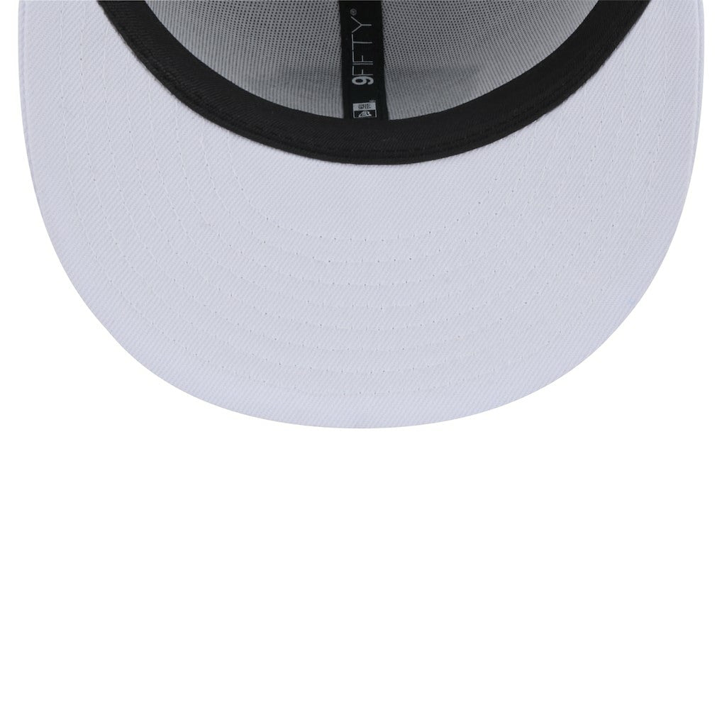 Jacksonville Jaguars New Era Throwback Logo Standard 9FIFTY Snapback Hat - White Hats