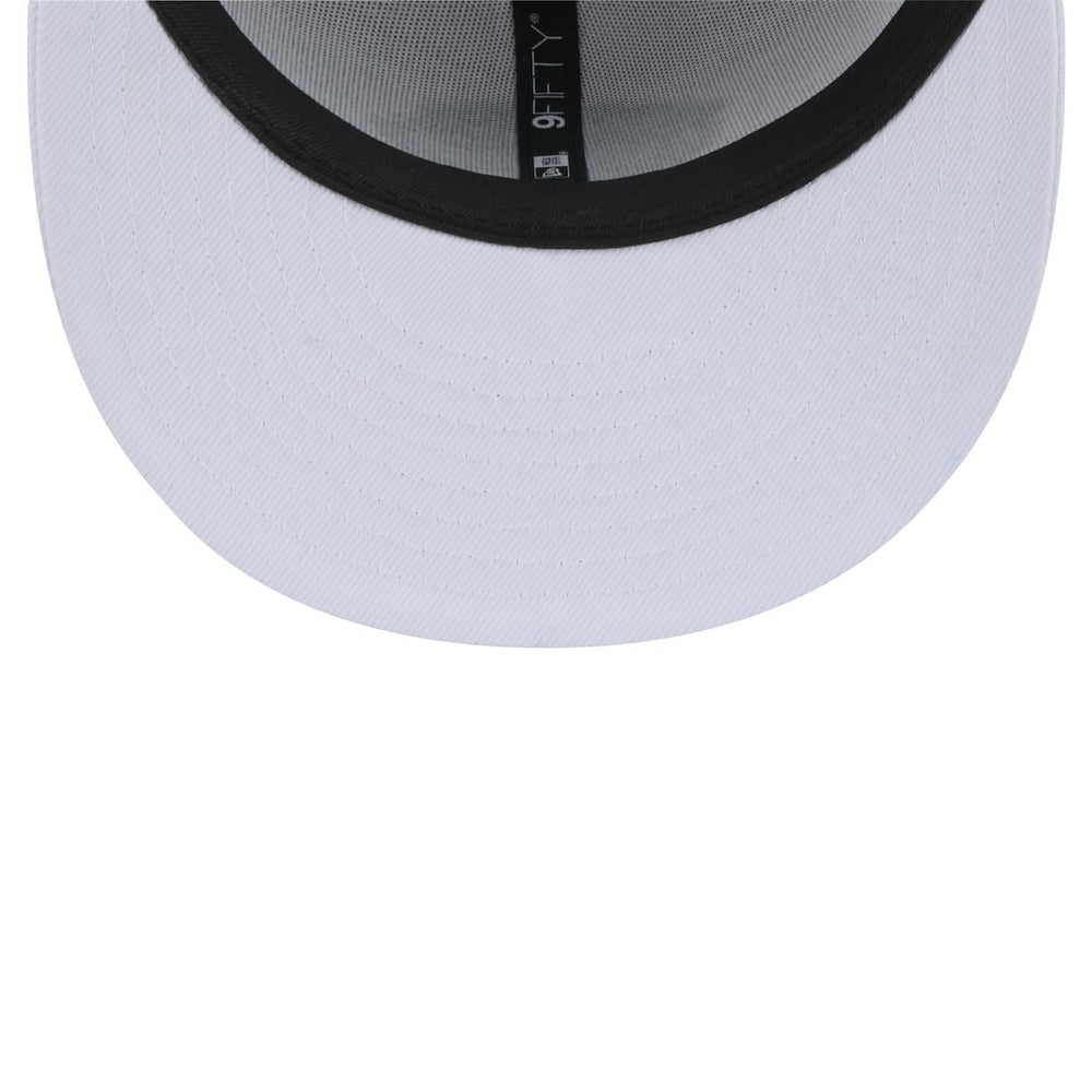 Jacksonville Jaguars New Era Throwback Logo Standard 9FIFTY Snapback Hat - White Hats