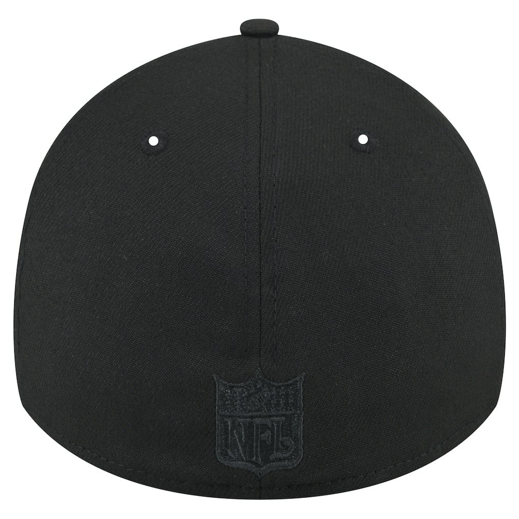Jacksonville Jaguars New Era Throwback 39THIRTY Flex Hat - Black Hats