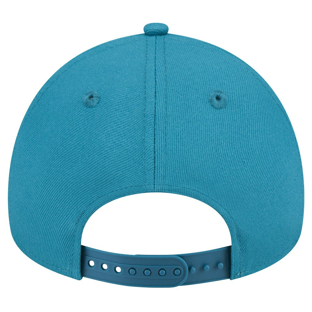 Jacksonville Jaguars New Era Throwback Logo Standard A-Frame 9FORTY Adjustable Hat - Teal Hats