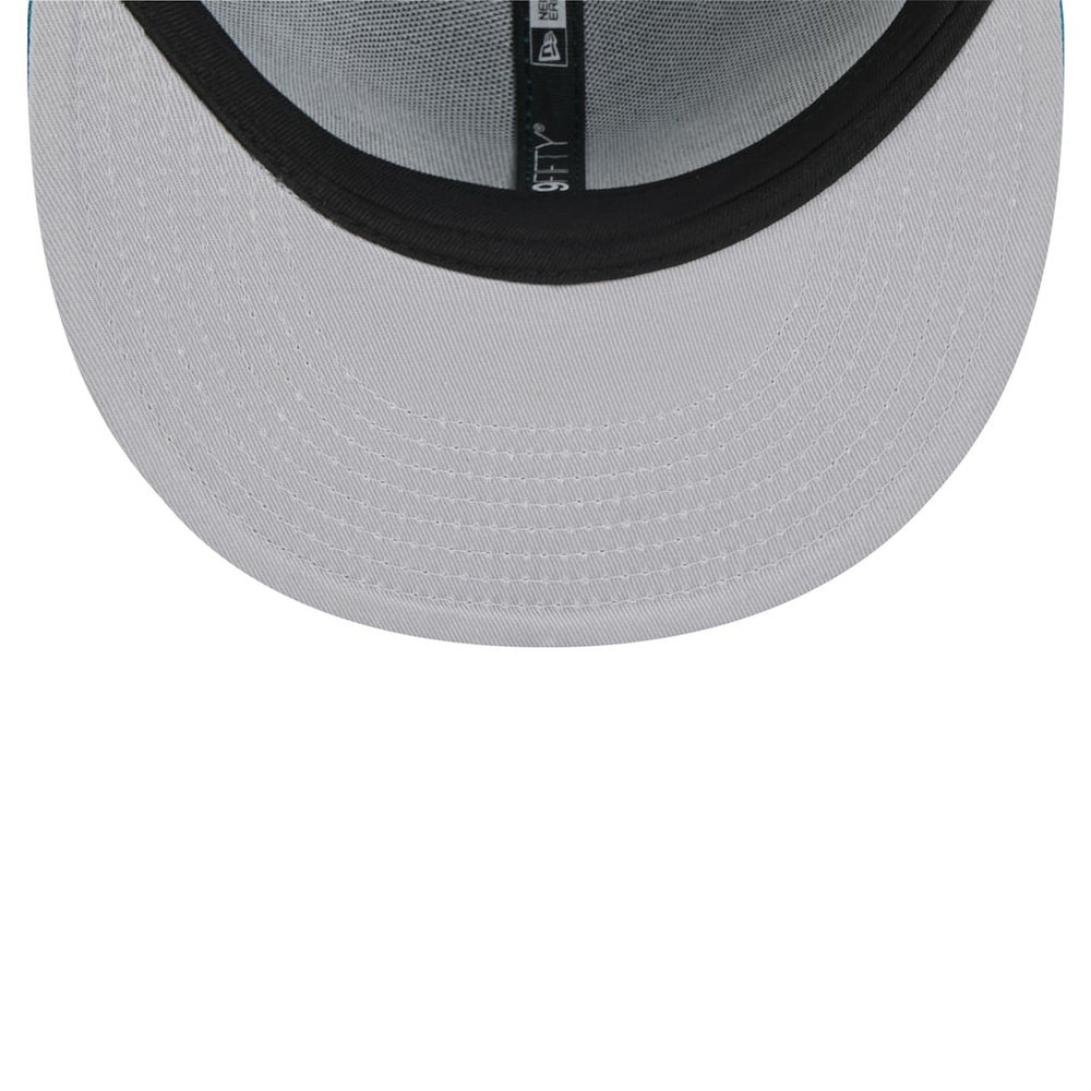 Jacksonville Jaguars New Era Throwback Crawl Omaha 59FIFTY Fitted Hat - Teal Hats