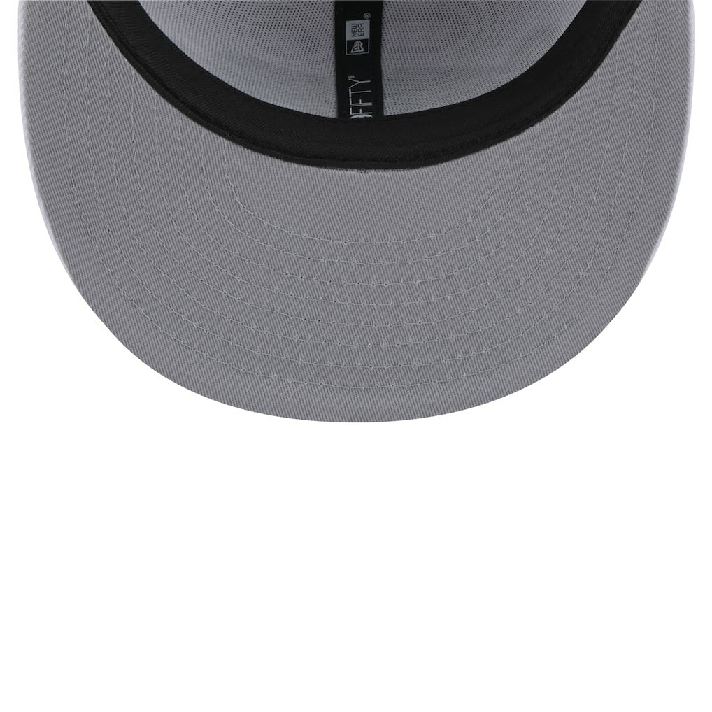 Jacksonville Jaguars New Era Throwback Crawl Omaha 59FIFTY Fitted Hat - White Hats