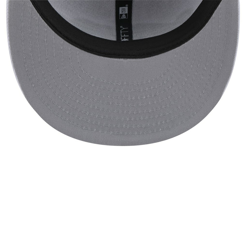 Jacksonville Jaguars New Era Throwback Crawl Omaha 59FIFTY Fitted Hat - White Hats