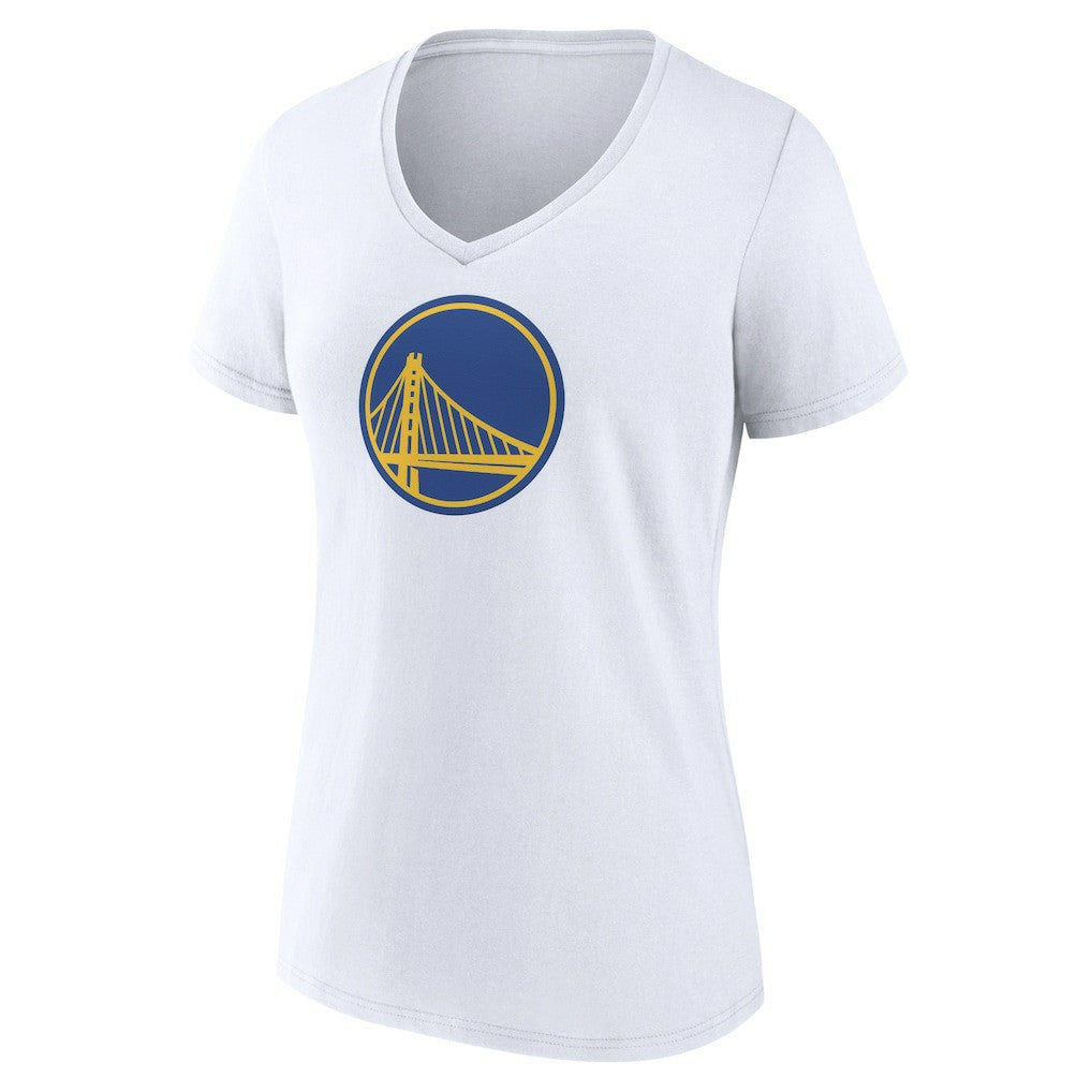 Golden State Warriors Women's Alternate Logo V-Neck T-Shirt White outlet
