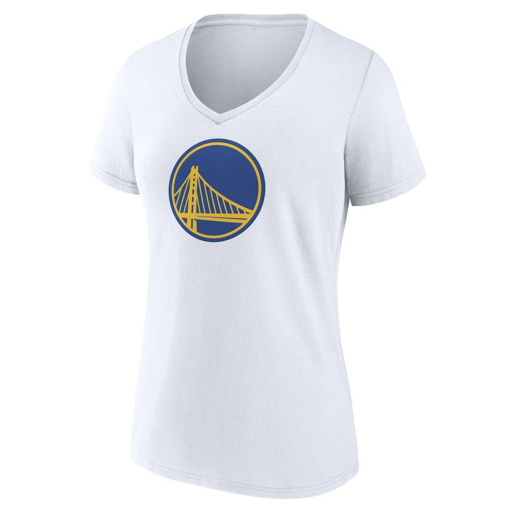 Golden State Warriors Women's Alternate Logo V-Neck T-Shirt White outlet