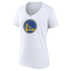 Golden State Warriors Women's Alternate Logo V-Neck T-Shirt White outlet