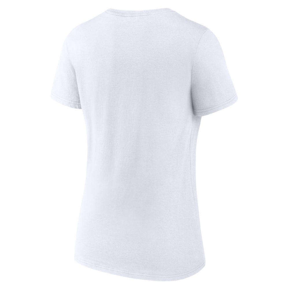 Los Angeles Lakers Women's Alternate Logo V-Neck T-Shirt White
