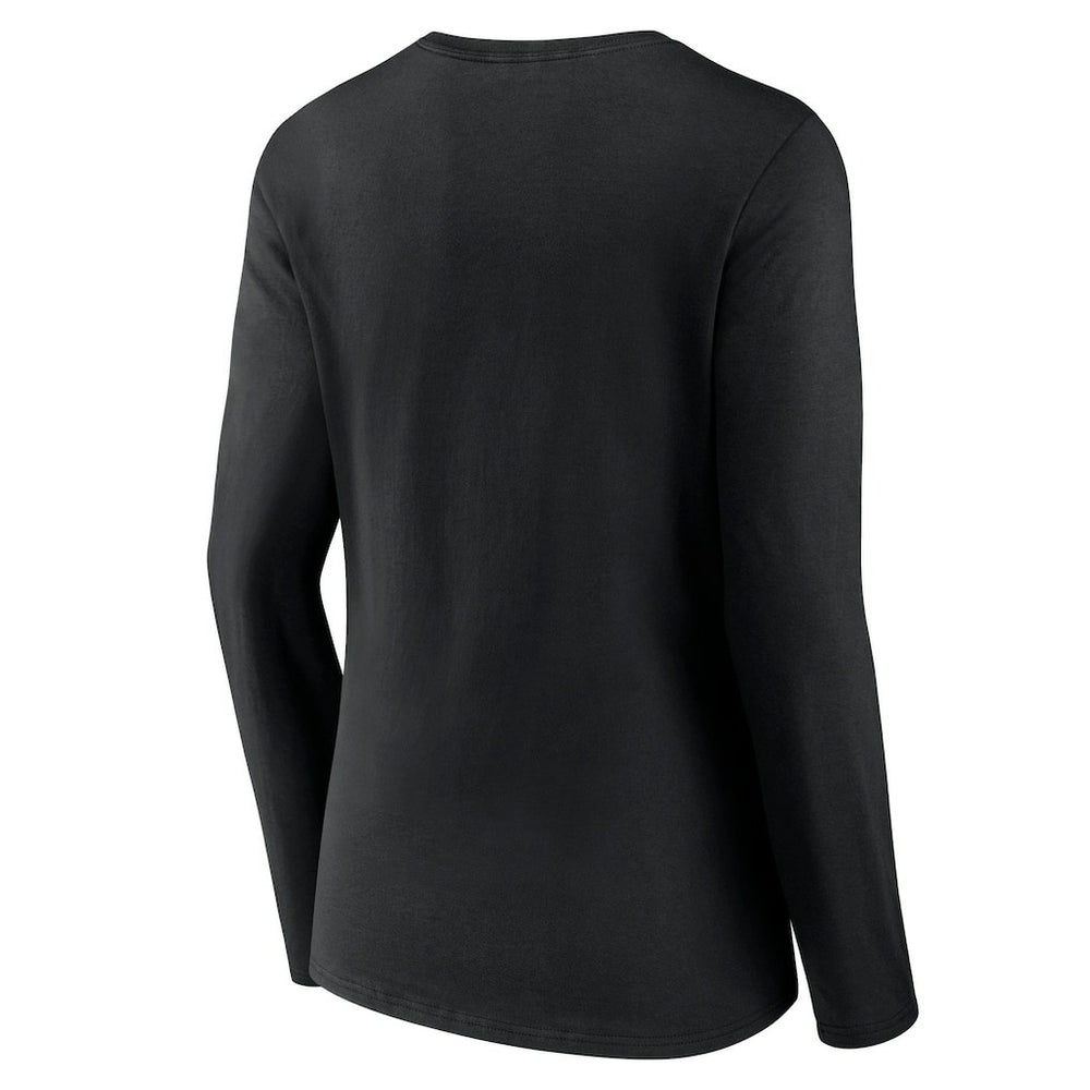 Boston Celtics Women's Overtime V-Neck Long Sleeve T-Shirt Black