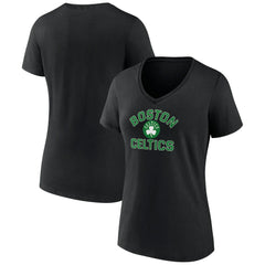 Boston Celtics Women's Overtime V-Neck T-Shirt Black