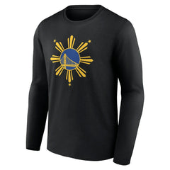 Golden State Warriors Filipino Heritage Long Sleeve T-Shirt Black