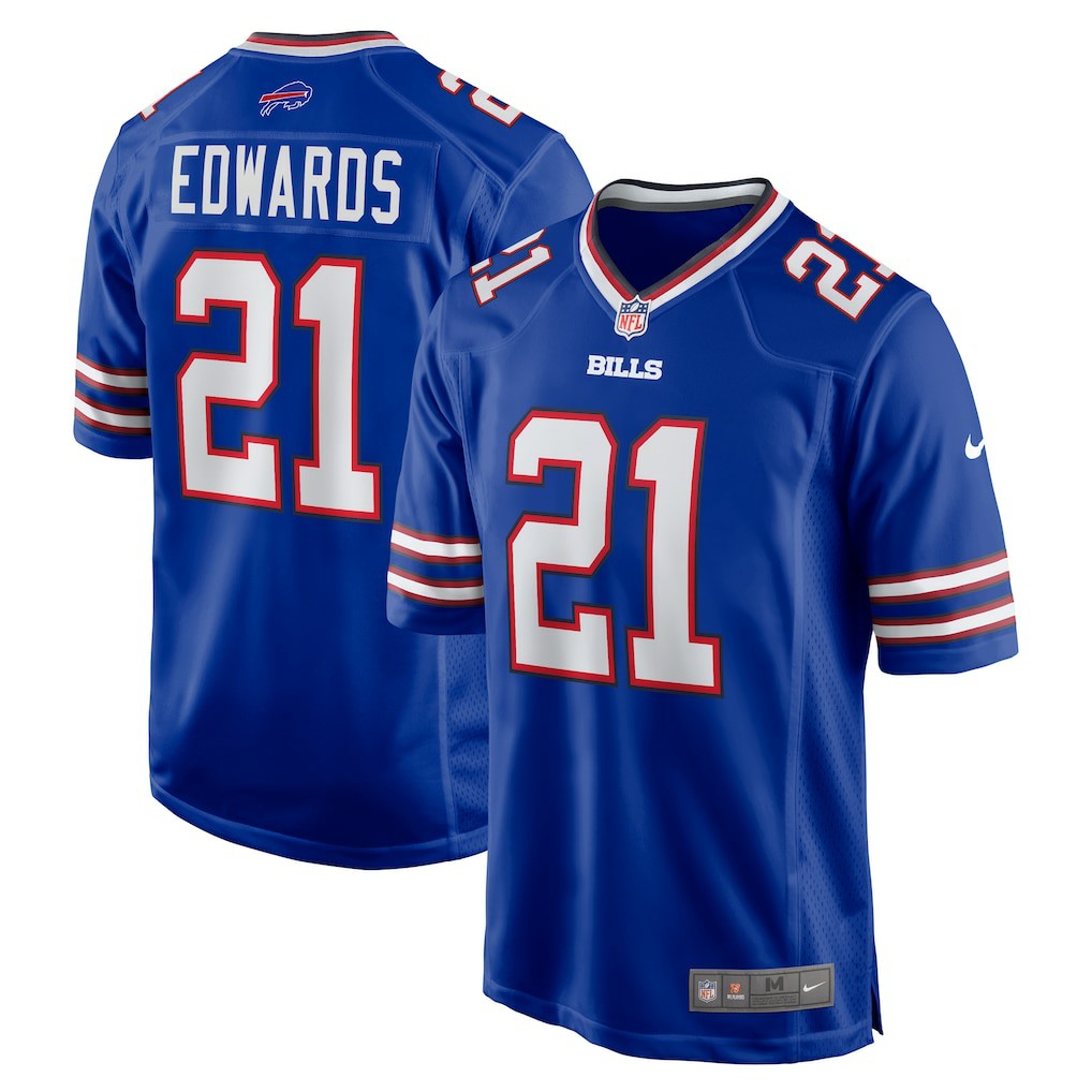 Mike Edwards Buffalo Bills Game Jersey - Royal Jerseys