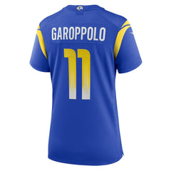 Jimmy Garoppolo Los Angeles Rams Women's Team Game Jersey - Royal Jerseys