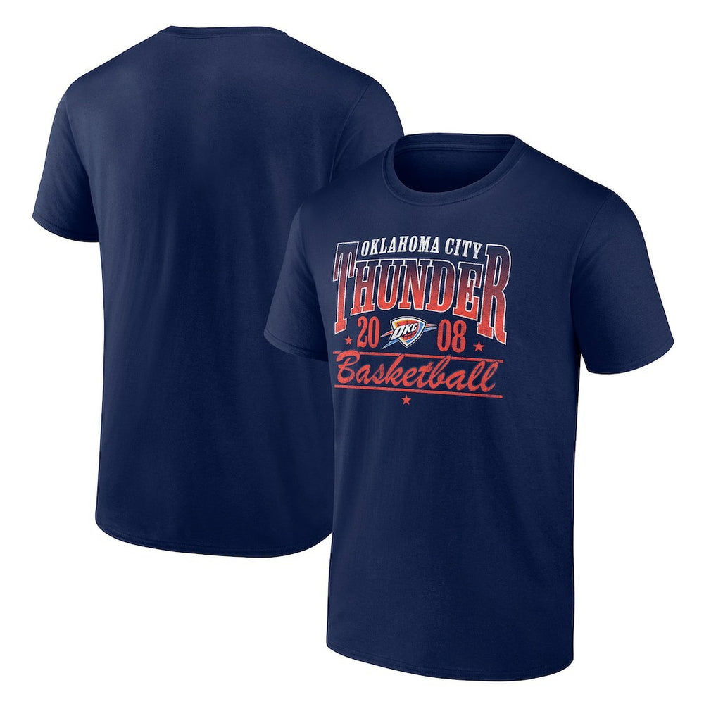 Oklahoma City Thunder Give And Go Play T-Shirt Navy