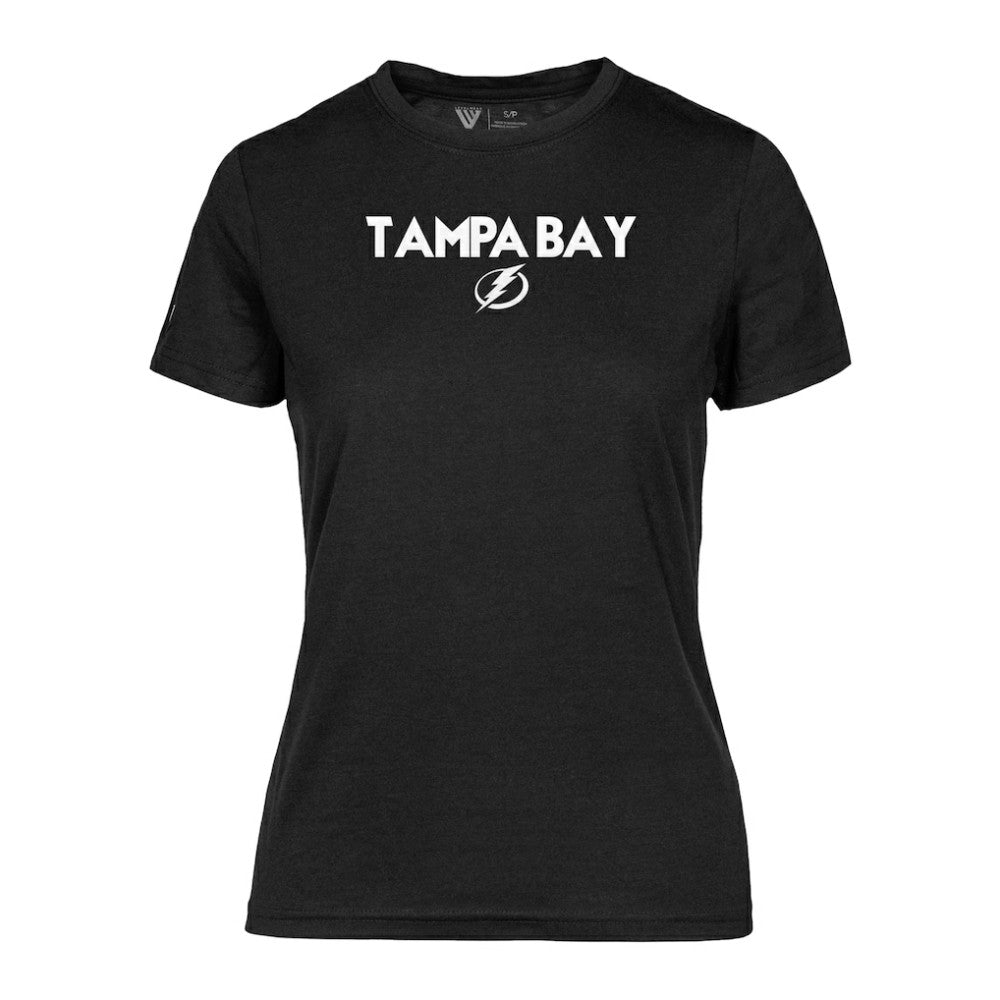 Tampa Bay Lightning Levelwear Women's Maddox City Capsule T-Shirt - Black | US 201531172