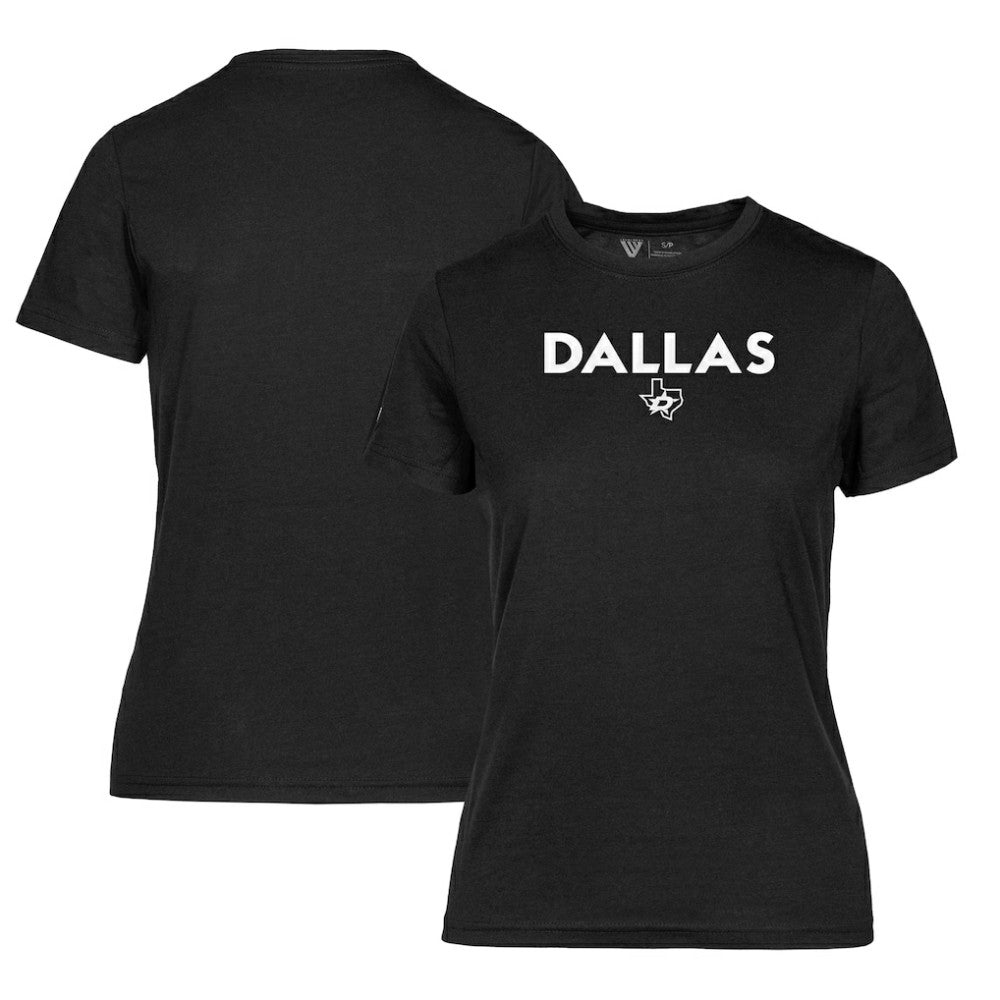Dallas Stars Levelwear Women's Maddox City Capsule T-Shirt - Black | US 201531176