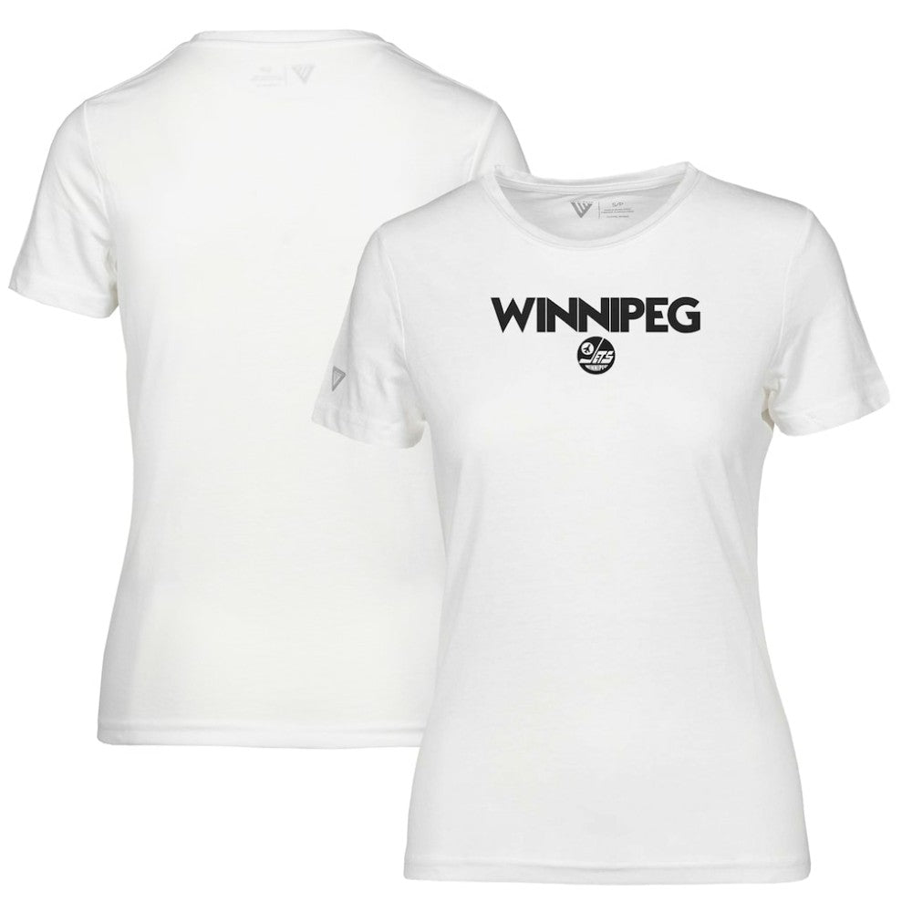 Winnipeg Jets Levelwear Women's Maddox City Capsule T-Shirt - White | US 201531185