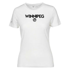 Winnipeg Jets Levelwear Women's Maddox City Capsule T-Shirt - White | US 201531185