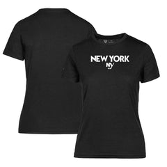 New York Islanders Levelwear Women's Maddox City Capsule T-Shirt - Black | US 201531192