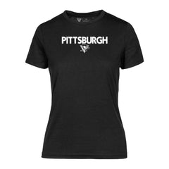 Pittsburgh Penguins Levelwear Women's Maddox City Capsule T-Shirt - Black | US 201531197