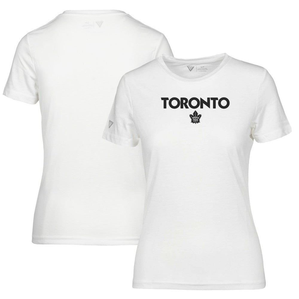 Toronto Maple Leafs Levelwear Women's Maddox City Capsule T-Shirt - White | US 201531198