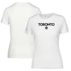 Toronto Maple Leafs Levelwear Women's Maddox City Capsule T-Shirt - White | US 201531198
