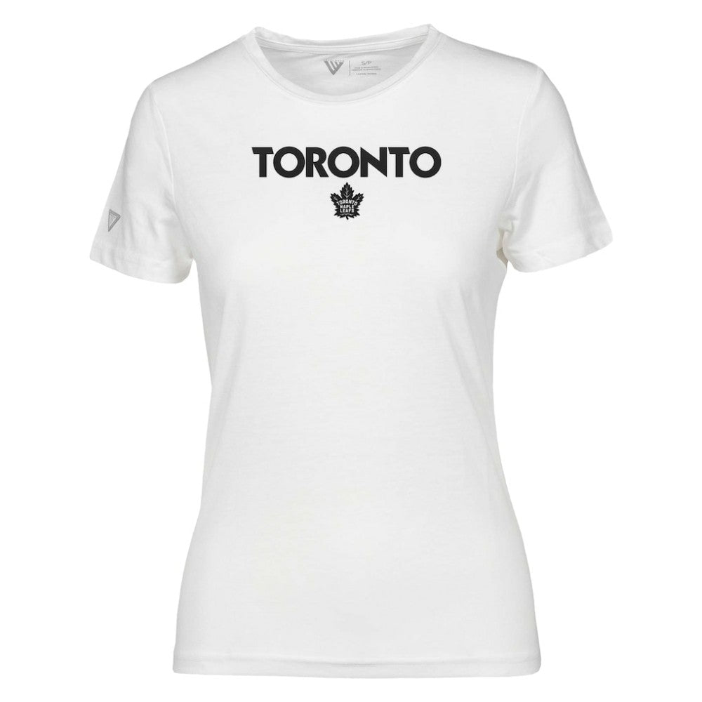 Toronto Maple Leafs Levelwear Women's Maddox City Capsule T-Shirt - White | US 201531198