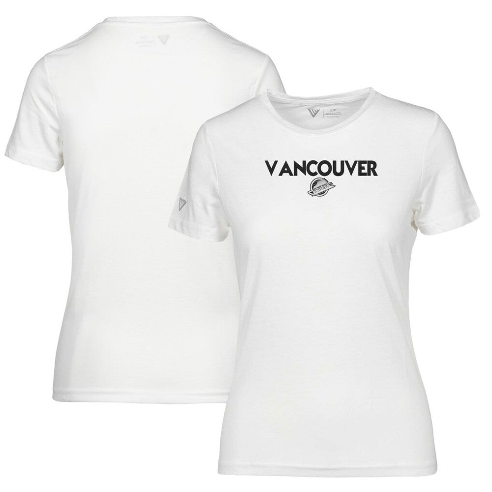 Vancouver Canucks Levelwear Women's Maddox City Capsule T-Shirt - White | US 201531206