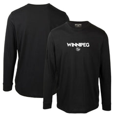 Winnipeg Jets Levelwear Oscar City Capsule Long Sleeve T-Shirt - Black | US 201531226