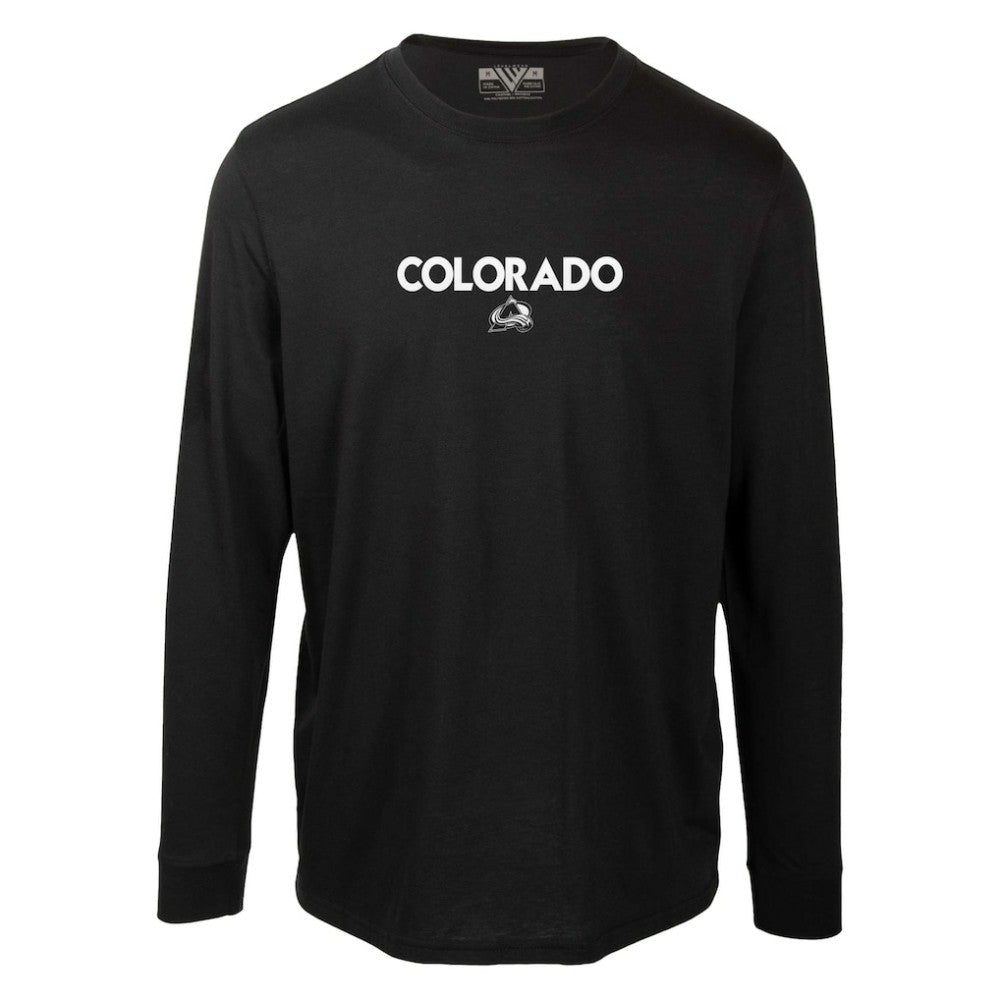 Colorado Avalanche Levelwear Oscar City Capsule Long Sleeve T-Shirt - Black | US 201531230
