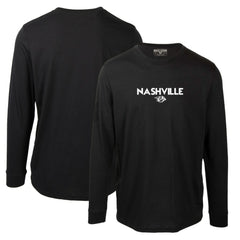 Nashville Predators Levelwear Oscar City Capsule Long Sleeve T-Shirt - Black | US 201531235