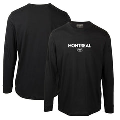 Montreal Canadiens Levelwear Oscar City Capsule Long Sleeve T-Shirt - Black | US 201531247