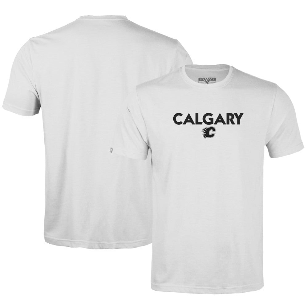 Calgary Flames Levelwear Richmond City Capsule T-Shirt - White | US 201531252