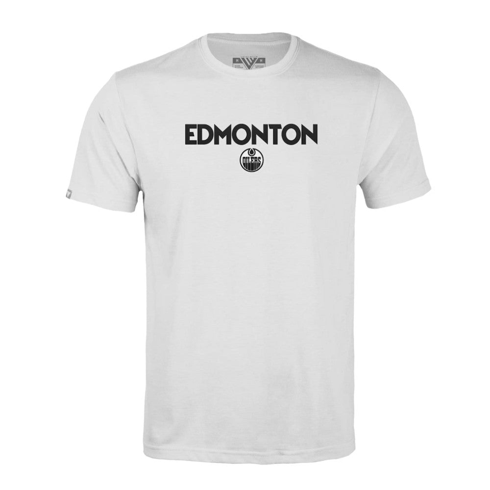 Edmonton Oilers Levelwear Richmond City Capsule T-Shirt - White | US 201531263