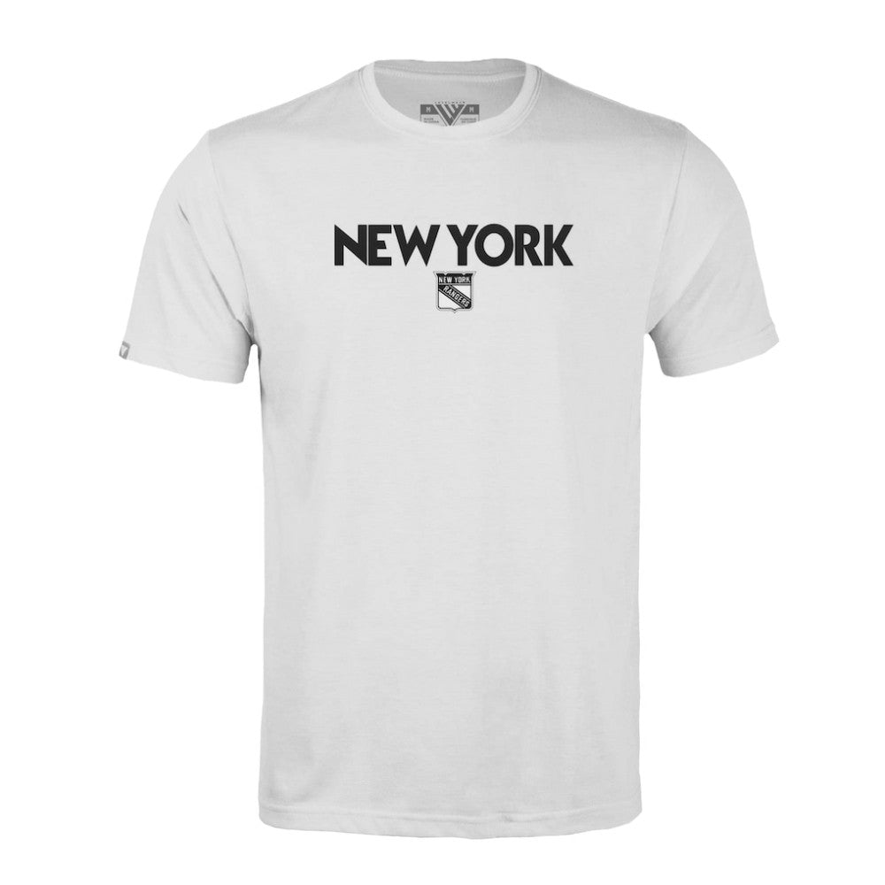 New York Rangers Levelwear Richmond City Capsule T-Shirt - White | US 201531281