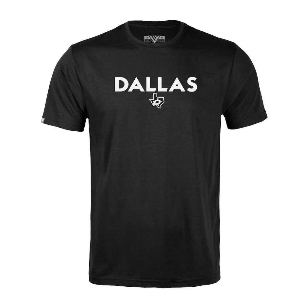 Dallas Stars Levelwear Richmond City Capsule T-Shirt - Black | US 201531291
