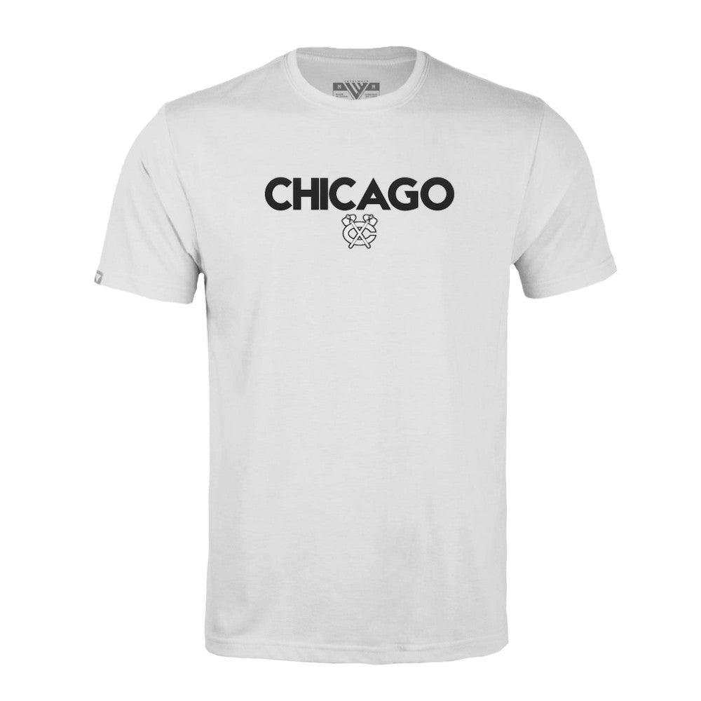 Chicago Blackhawks Levelwear Richmond City Capsule T-Shirt - White | US 201531298