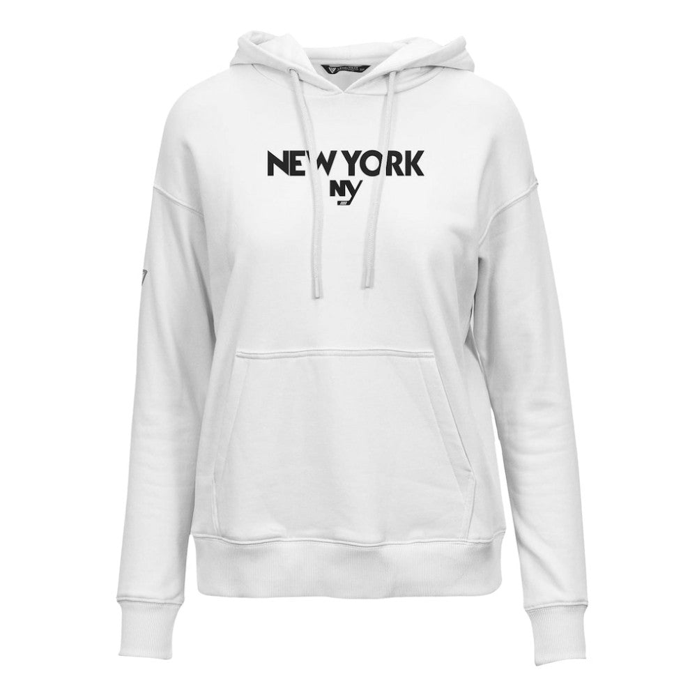 New York Islanders Levelwear Women's Adorn City Capsule Pullover Hoodie - White | US 201531327